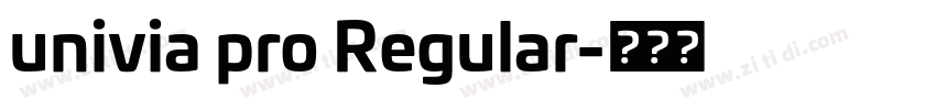 univia pro Regular字体转换